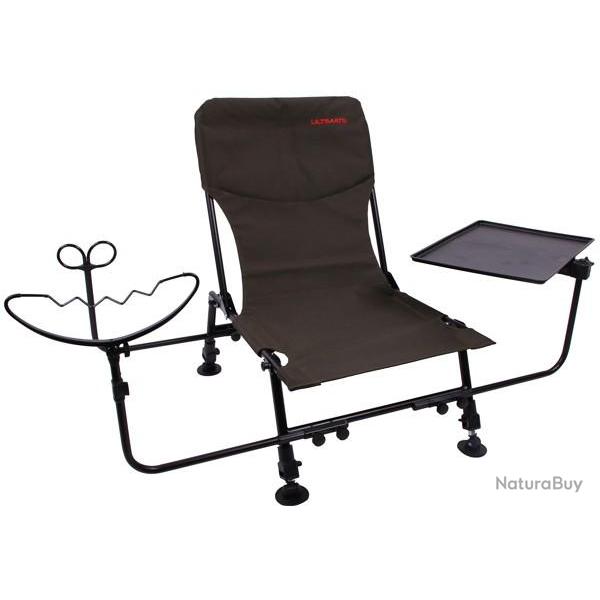 Chaise de Pche Avec Porte Canne et Plateau pour Leurres Chaise ULTIMATE