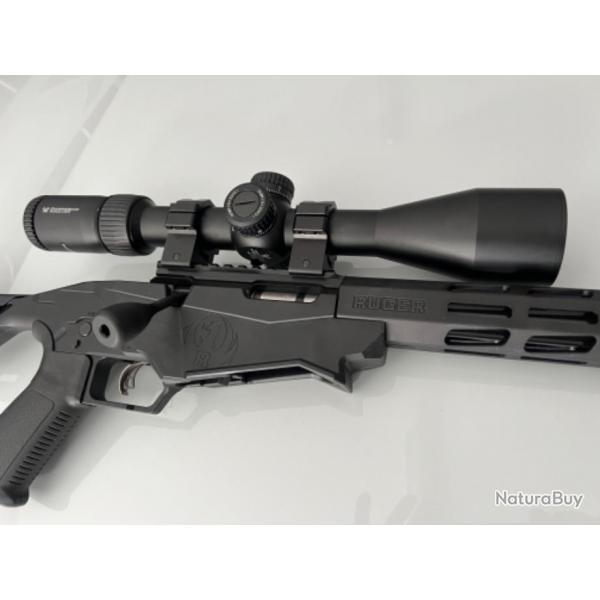 Carabine RUGER Prcision Rimfire 46cm 17 HMR plus silencieux et lunettes neuves