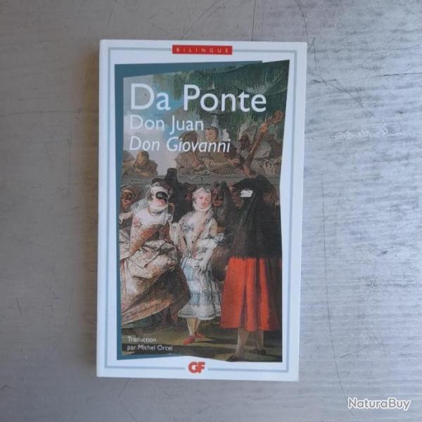 Lorenzo Da Ponte : Don Giovanni - Don Juan Livre neuf