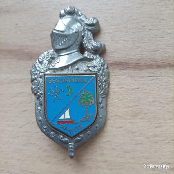 INSIGNE GENDARMERIE " PUCELLE GENDARMERIE MAYOTTE