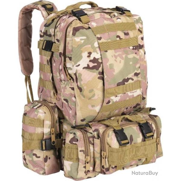 Sac  Dos Militaire 55L Multifonction Randonne Camping Alpinisme Pche Chasse Trekking Camouflage