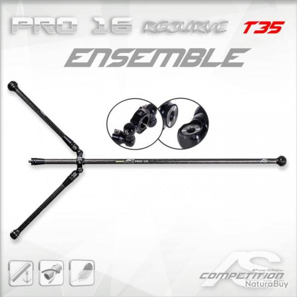 ARC SYSTEME - Ensemble FIX Pro 16 Recurve S 35 mm