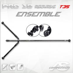 ARC SYSTEME - Ensemble FIX Pro 18 Recurve L 35 mm