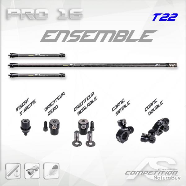 ARC SYSTEME - Ensemble FIX Pro 16 5/16 Double M 22 mm