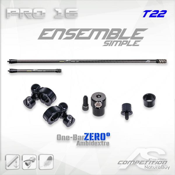 ARC SYSTEME - Ensemble FIX Pro 16 Zro Simple L 22 mm