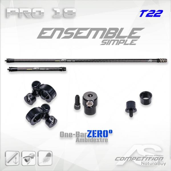 ARC SYSTEME - Ensemble FIX Pro 18 Zro Simple M 22 mm