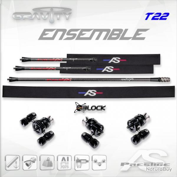 ARC SYSTEME - Ensemble FIX GRAVITY Compound Double S - 65-25 cm (25.5-10") 22 mm