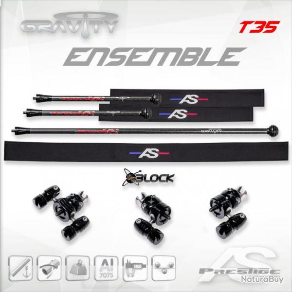 ARC SYSTEME - Ensemble FIX GRAVITY Compound Double S - 65-25 cm (25.5-10") 35 mm