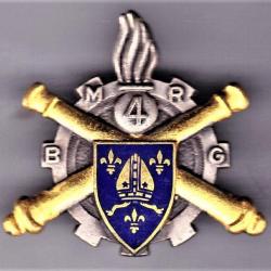 4° BMRG. 4° Bataillon du Matériel de Réserve Générale, émail grand feu. Drago.2256.
