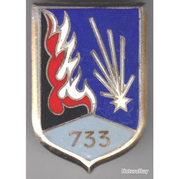 733 Cmu. 733 Compagnie de Munitions. mail grand feu. Drago.1789.