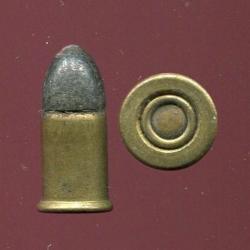 9 mm Devisme - RARE - amorçage Gaupillat - étui laiton de 14.7 mm - bourrelet 2.1 mm d'épaisseur