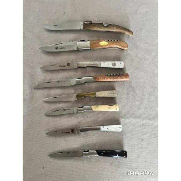 Lot de 8 couteaux corse corsica