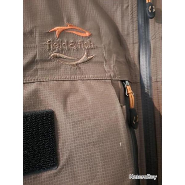 Vends veste de pche en gore tex field  fish 2XL