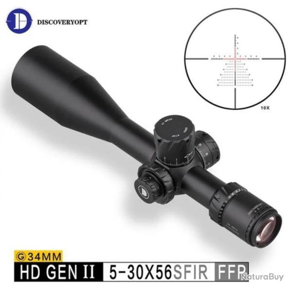 Discovery HD genII 5-30X56SFIR ret lumineux FFP  verre ultra HD optimized test a 800 m
