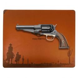 Revolver PIETTA 1858 Remington Sheriff Cal.44- RGASH44 + Tapis Pietta Cuir - Destock'Poudre Noire