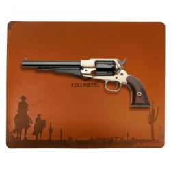 Revolver REMINGTON 1858 MODEL ARMY TEXAS Cal.44 (RGB44) + Tapis Pietta Cuir - Destock'Poudre Noire