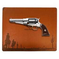 PIETTA 1858 Remington Sheriff Inox Cal.44 -RGSSH44LC + Tapis Pietta Cuir - Destock'Poudre Noire