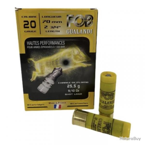 Balles FOB Gualandi HP - Cal.20/70 - Par 10 - 26 g / Par 1