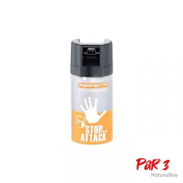 Bombe Perfecta Stop Attack Poivre - 40 ml / Par 3