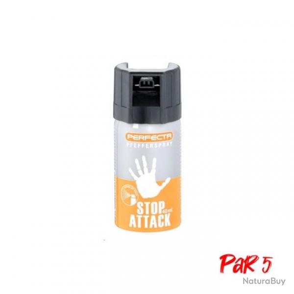Bombe Perfecta Stop Attack Poivre - 40 ml / Par 5