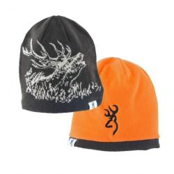 Bonnet Browning Réversible Deerscene Noir/Orange - Noir/Orange