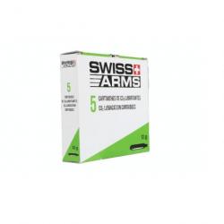 Cartouches CO² Swiss Arms avec silicone /C72 - Par 5