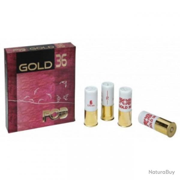 Cartouches FOB Gold 36 Cal.12 70 dor Par 36 gr