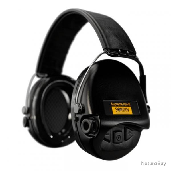 Casque Sordin Supreme Pro X Noir - Noir