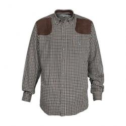 Chemise Percussion Sologne Marron S Vert