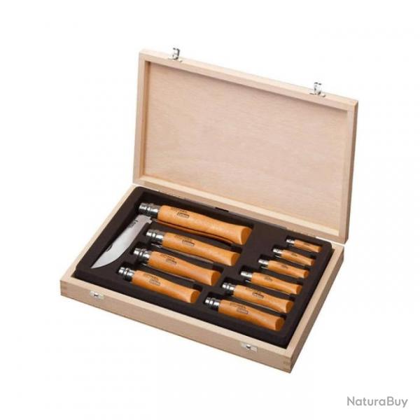 Coffret de 10 couteaux Opinel collection