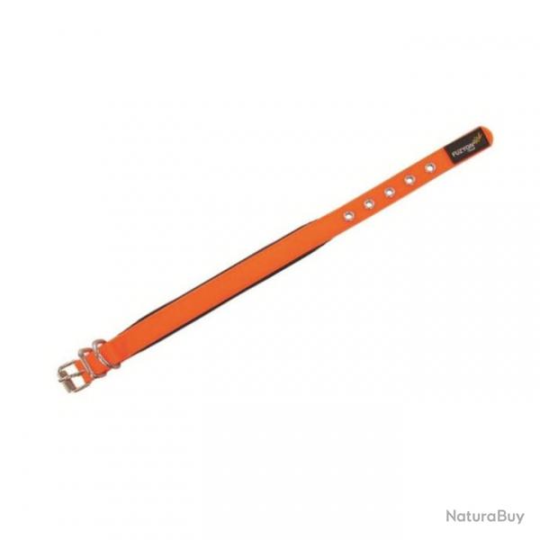 Collier luxe Fuzyon Doublure souple - 40 x 2 cm / Orange fluo