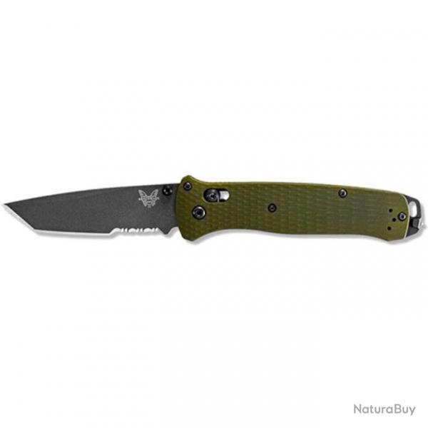 Couteau Benchmade Bailout - Lame 86mm Noir / Gris / Gris - Olive / Noir