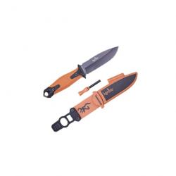 Couteau de chasse Browning Ignite - 10 cm - Orange