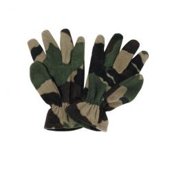 Gants polaire unis Percussion - camo