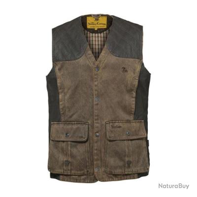 Gilet de chasse Rambouillet Original Marron - Percussion