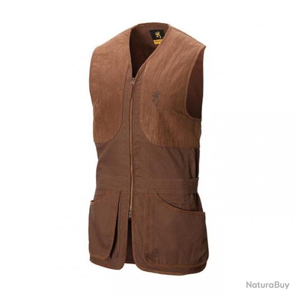 Gilet de tir Browning Elite - Marron Fonc - Marron / S