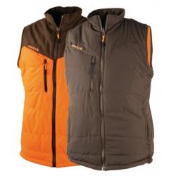 Gilet reversible Somlys Thermo hunt Marron Orange