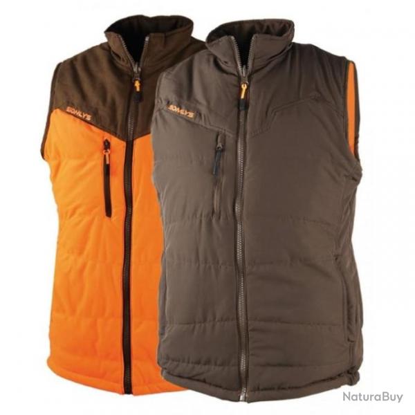 Gilet reversible Somlys Thermo hunt Marron Orange