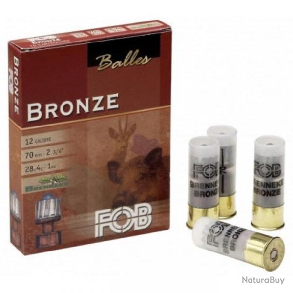 Munitions FOB Brenneke Bronze - Cal.12/70 - Par 10 - 28,4 g / Par 1