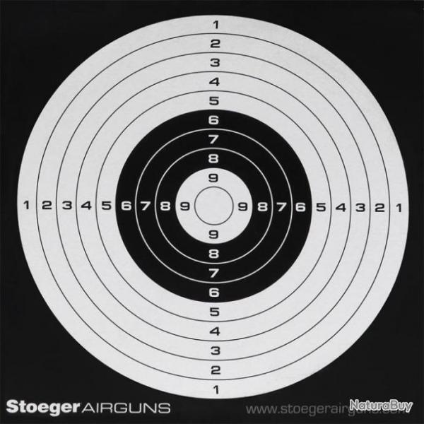 Paquet de 100 cibles carton Stoeger 14 x 14 Default Title