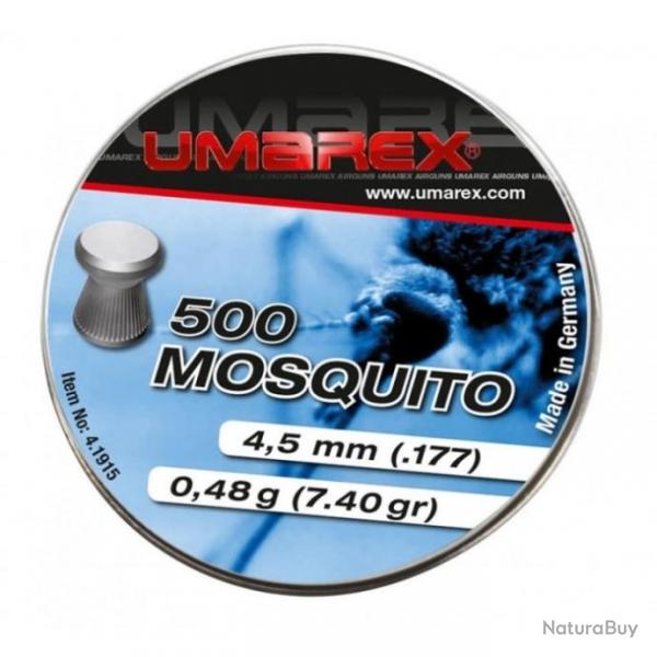 Plombs Mosquito Umarex plat - Cal 4.5 mm - Par 500 - Par 1