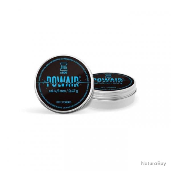 Plombs plats Powair par 500 - Cal. 4.5 - Par 1