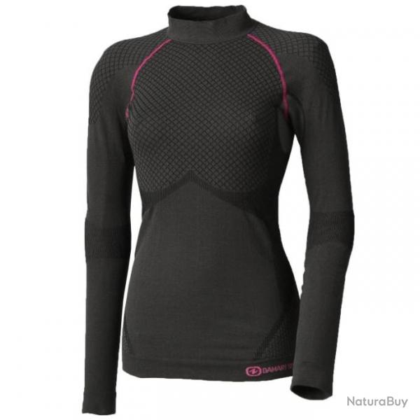 Sous-vtement Damart sport haut Activ body 3 Femme - Noir / XL/2XL