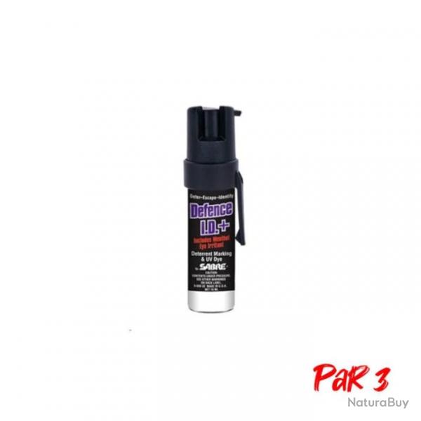 Spray Marqueur Violet et UV Sabre Red Menthol - 19ml - Par 3