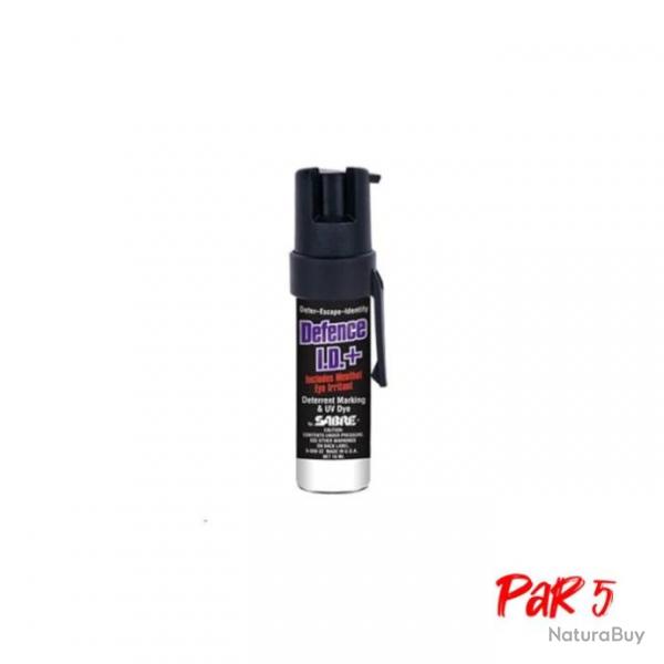 Spray Marqueur Violet et UV Sabre Red Menthol - 19ml - Par 5