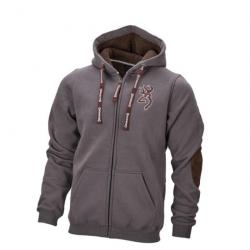 Sweat à capuche Browning Snapshot Warm Ashgrey