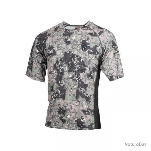 T-shirt manches courtes Somlys stretch digital - Vert / M