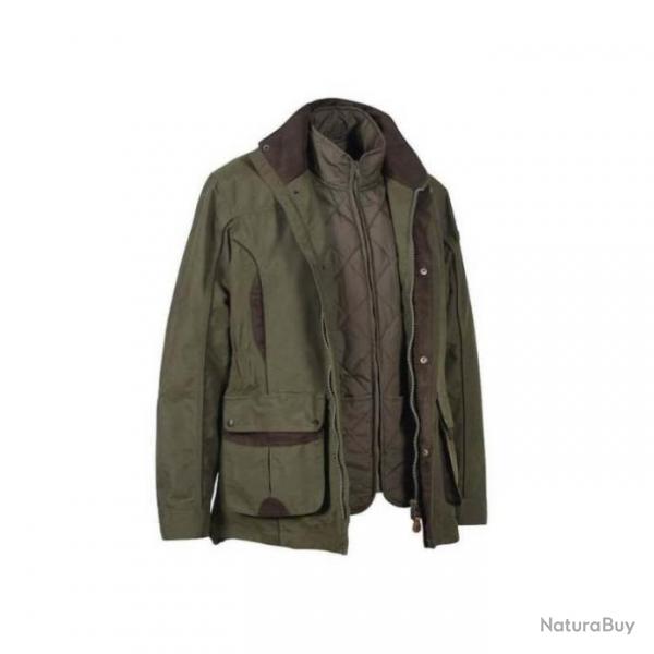 Veste de chasse Percussion Normandie 3 en 1 Vert Vert