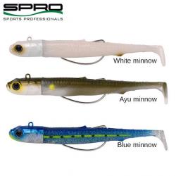 DESTOCKAGE ! Leurre souple SPRO Gutsbait Salt 8cm 7gr White minnow