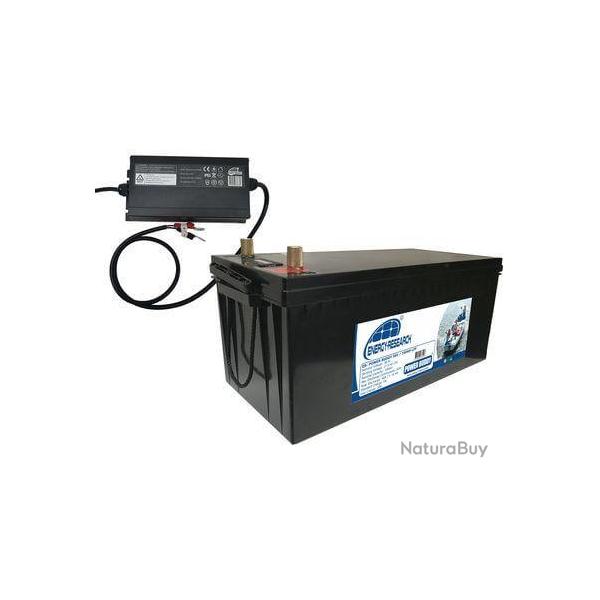Pack batterie Lithium-LFP 36V 100AH+APP avec chargeur IP65 36V/5A - ENERGY RESEARCH